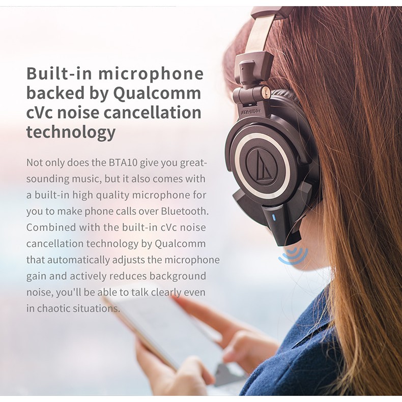 FiiO BTA10 Bluetooth Adapter For Audio*Technica ATHM50x/MSR7