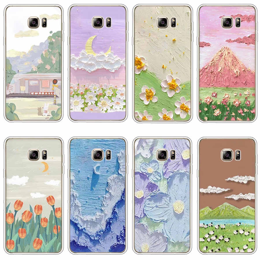 Samsung Galaxy note 4 5 8 เคส TPU นิ่ม ซิลิโคน ป้องกัน เคสโทรศัพท์