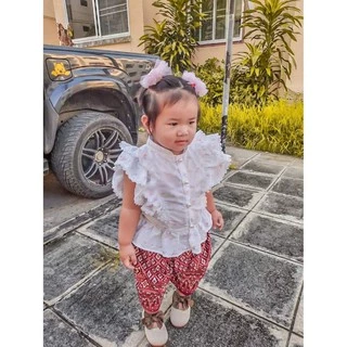 เสื้อลูกไม้ปีกหงส์เด็ก ราคาประหยัด🌸🌼🌷🌹🌻