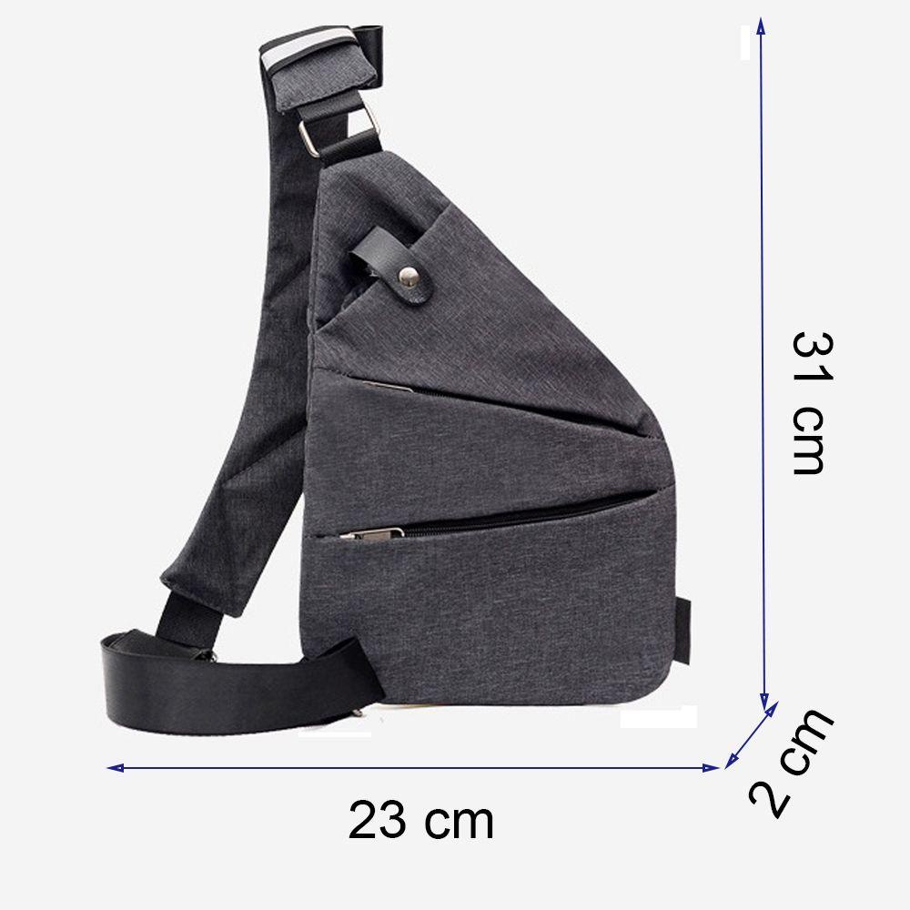 Uumir กระเป๋าสะพายไหล่จักรยานแบบพกพา Anti-theft Crossbody กันน้ํา