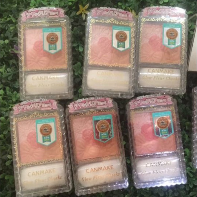 แท้ Canmake glow fleur cheek,matt fleur cheeks