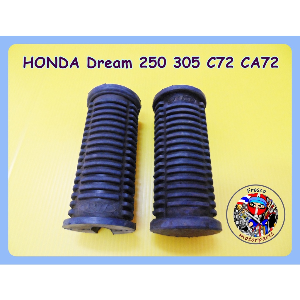 ยางพักเท้าหน้า HONDA Dream 250 305 C72 CA72 Front foot peg rubber