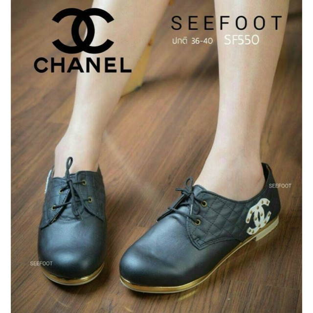 รองเท้าแฟชั่น chanel cop brand Size 35-36