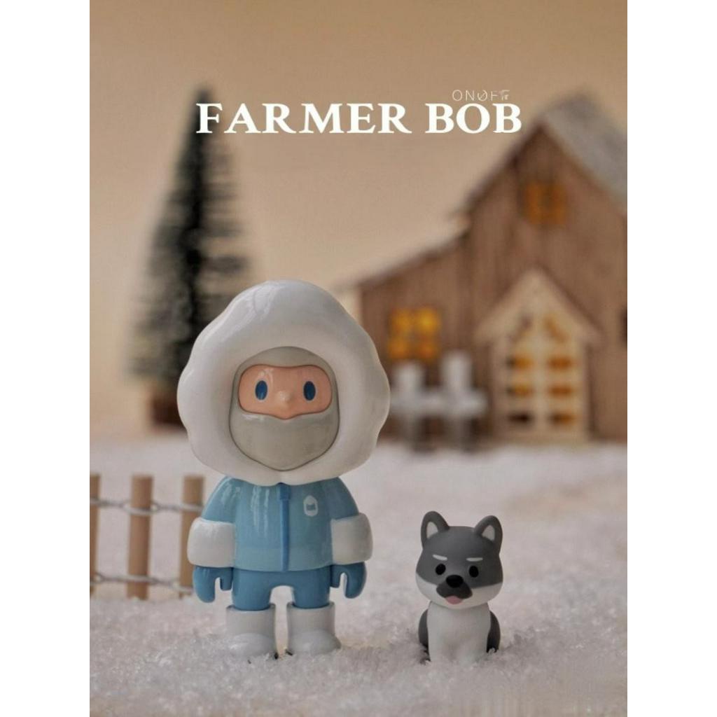 Farmer BOB Around the World Series Unicorn เวอร ์ ชันยืนยัน Mystery Box Figure อินเทรนด ์ Mystery Box Figure
