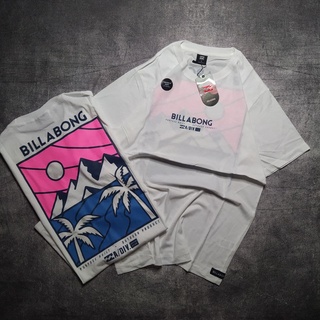 เสื้อยืด พิมพ์ลาย BILLABONG WHITE BILLABONG WHITE คุณภาพดี สีขาวS-5XL