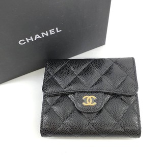 New Chanel trifold short holo 31