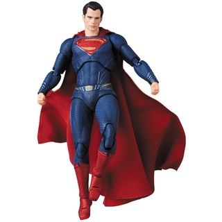 โมเดลฟิกเกอร์ ซูเปอร์แมน MAFEX 057 Justice League Super Man ขนาด 16 ซม. ของเล่นสําหรับเด็ก