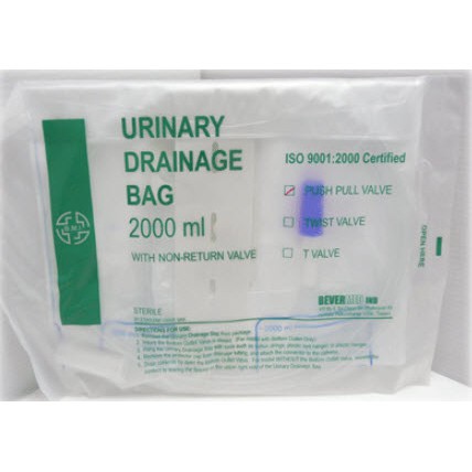 URINE BAG [เทบน] ถุงรองรับปัสสาวะ 2000ML ถุงใส่ปัสสาวะผู้ใหญ่