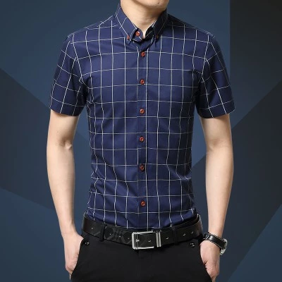 เสื้อผ้าฝ้ายแขนสั้นลายดอกไม้สก๊อต สีขาว-เขียว thumbnail 4