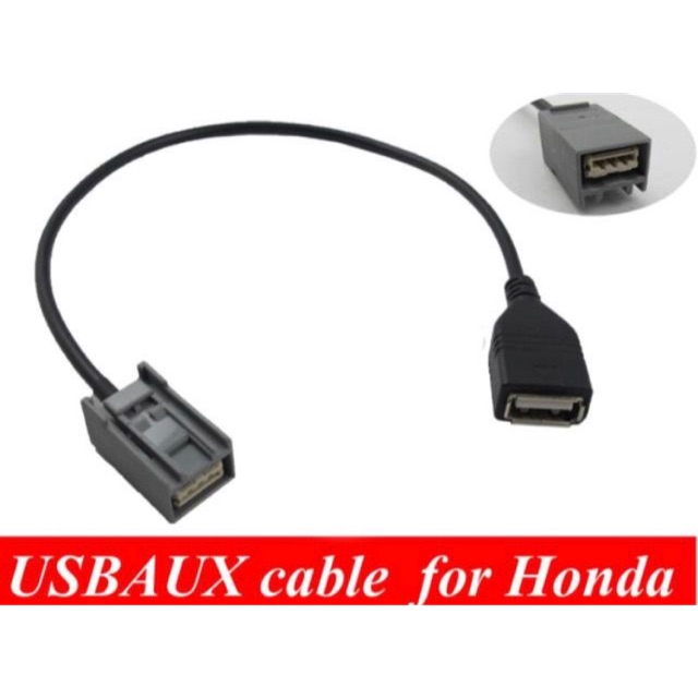 สาย USB AUX สำหรับ Honda civic jazz crv accord cr-z