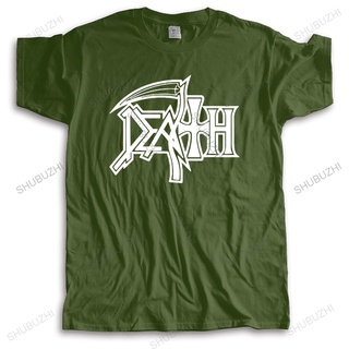 เสื้อยืด ผ้าฝ้าย พิมพ์ลายโลโก้ DEATH คุณภาพสูง แฟชั่นฤดูร้อน สไตล์ยุโรป สําหรับผู้ชาย และผู้หญิงS-5XL