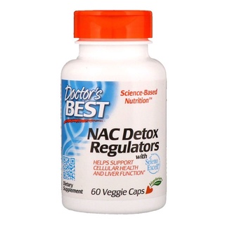 Doctors Best NAC detox regulators 600mg. 60-180 เม็ด veggie caps