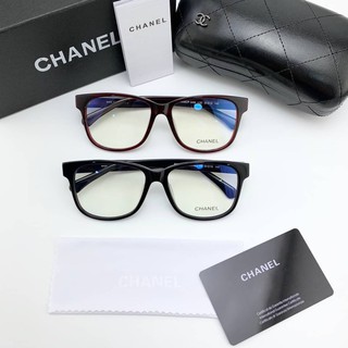 CHANEL WOMEN BLACK EYEGLASSES FRAME กรอบแว่นตัดเลนส์สายตา แฟชั่น แบรนด์เนม ชาแนล