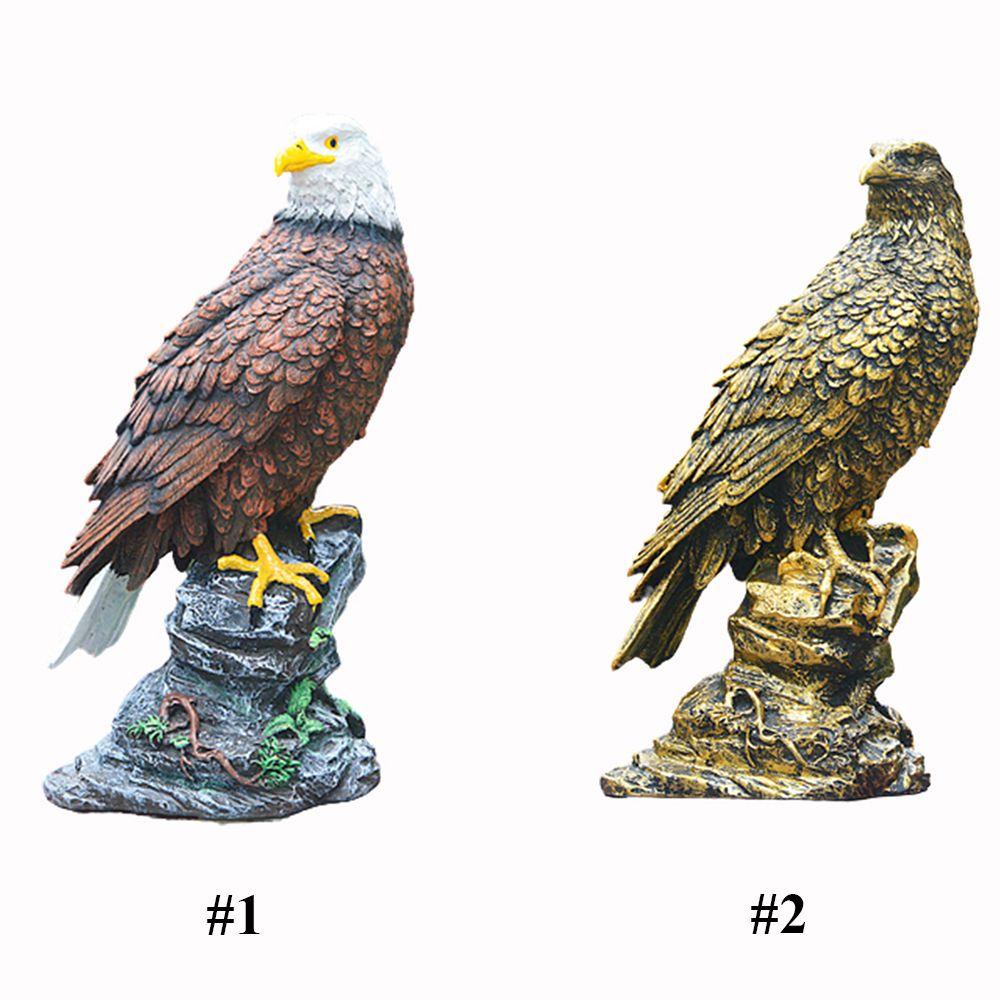 CELEBRITY2 Resin Eagle Sculpture Furnishings Desktop Ornament Eagle ...