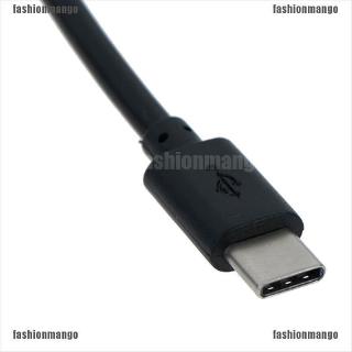 ใหม่ สายชาร์จ USB-C USB 3.1 type C ตัวผู้ เป็น 2.0 type A ตัวผู้ 20 ซม.