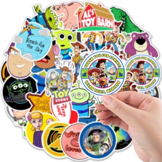 พร้อมส่ง New ทอย สตอรี่ toystory  sticker สติกเกอร์กันน้ำรูปแบบที่แตกต่างกัน, 50 ชิ้น toy story