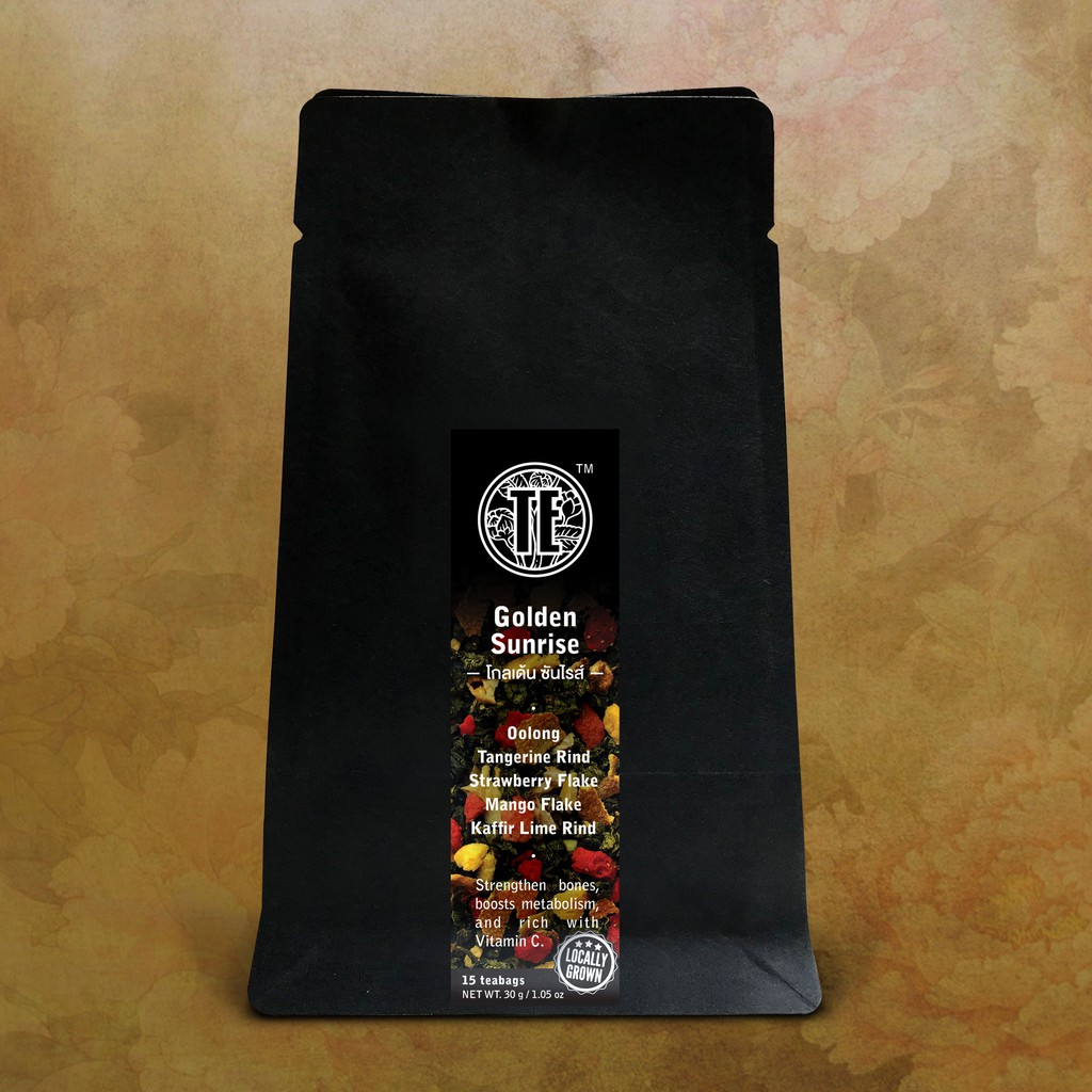 TE Golden Sunrise (Oolong Tea Base)ชาอูหลงทิกวนอิม ผสมกับผลไม้ช่วยเบิร์น ล้างไขมัน แบรนด์ ที