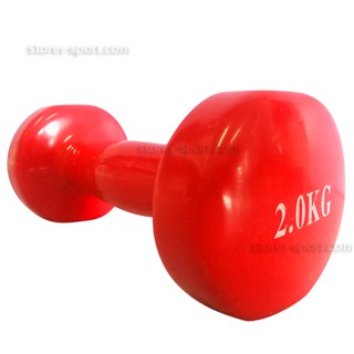 ดัมเบล 2 Kg Rubber Dumbbell ราคาต่อ 1 ชิ้น