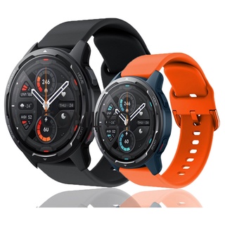 Xiaomi mi watch S1 Active Strap ซิลิโคนนุ่มกีฬาสร้อยข้อมือวงผู้หญิงผู้ชายเข็มขัด