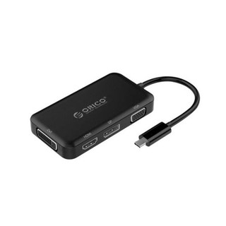 ORICO XC-106 4in1 NEW Type-C Hub To HDMI VGA DP DVI Adapter USB-C 3.1 HUB