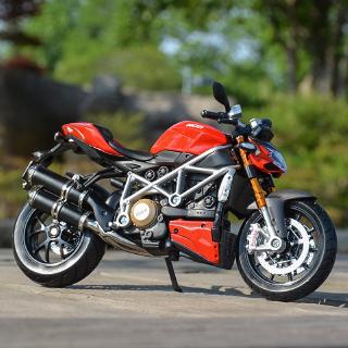 Maisto 1:12 Ducati Mod. Streetfighter S รถหล่อแบบคงที่โมเดลรถจักรยานยนต์ของเล่นงานอดิเรกของสะสม