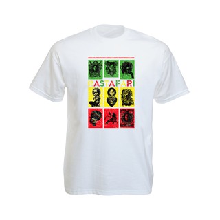 เสื้อยืดราสต้า Tee-Shirt Rastafari Green Yellow Red Black Tee-Shirt