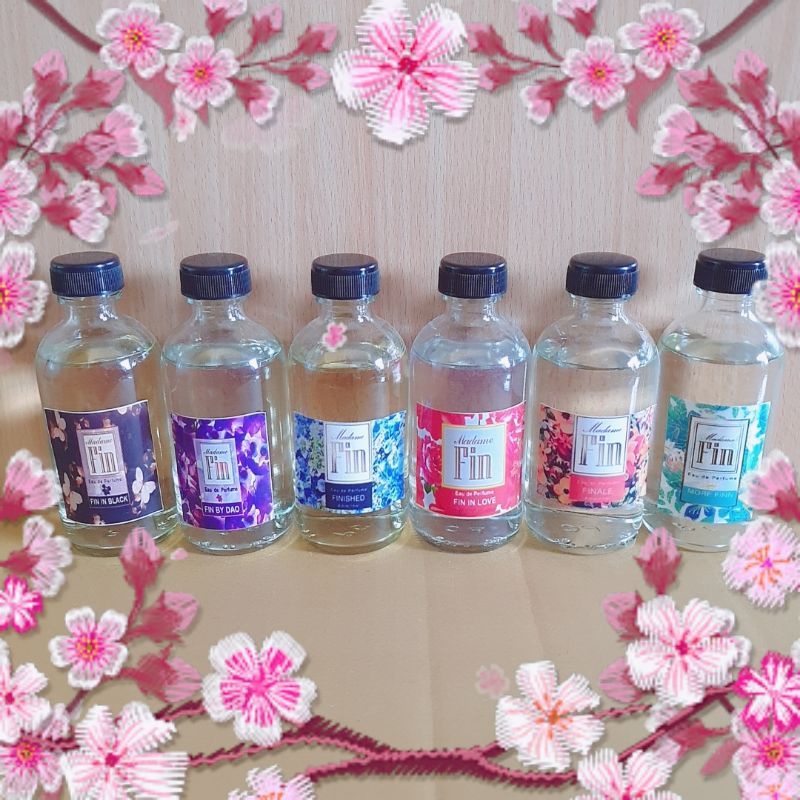น้ำหอมฟิน ฟิน มี 7 สี 7 กลิ่นปริมาณ120มิล. ขวดเติมใช้ได้นาน