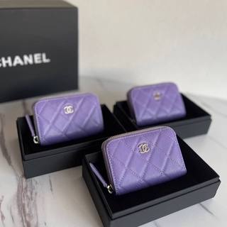 CHANEL CARD MINI ZIPPY WALLET  CAVEAR         เป็นกระเป๋าใส่การ์ด💚