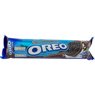 โอรีโอคุกกี้แซนวิชช็อก 133กรัม Oreo Sandwich Cookies Choc 133g.