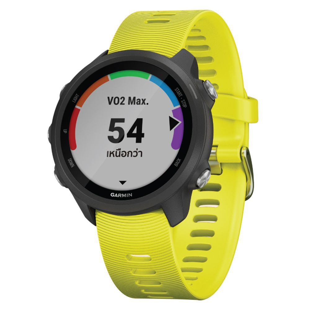 Smart watch SMARTWATCH GARMIN FORERUNNER 245 AMP YELLOW Smart watch Sports fitness สมาร์ทวอทช์ นาฬิกาอัจฉริยะ GARMIN FOR