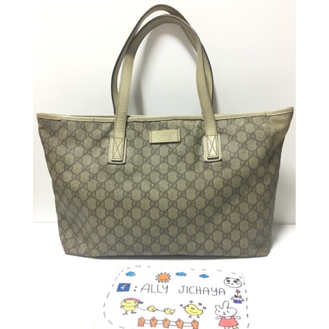 แท้ >> Gucci shopping tole bag GG Plus