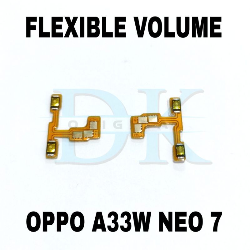 ปุ่มปรับระดับเสียง แบบยืดหยุ่น สําหรับ Oppo A33W NEO 7