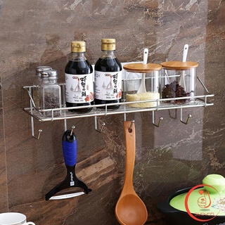 ไม่เจาะรู ชั้นวางของ สแตนเลส ที่วางของเข้ามุม ติดผนัง  ชั้นวางของในห้องน้ำ  Punch-free shelf