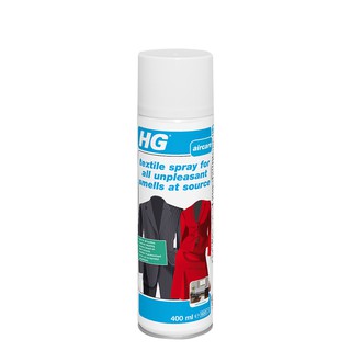 เอชจี สเปรย์กำจัดกลิ่นบนผ้า  ( HG TEXTILE SPRAY FOR ALL UNPLEASANT SMELLS AT SOURCE ) ขนาด 400 มล.