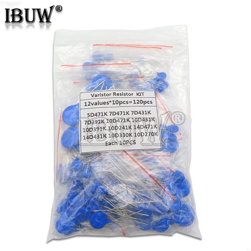 ชุดVartor 5D471K Resistor 7D471K 7D431K 7D391K 10D471K 10D431K 10D391K 14D471K 14D431K 10D241K 100 =