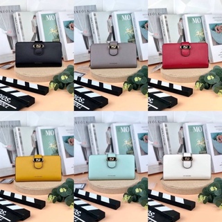 (ล44) Lyn Long Wallet กระเป๋าเงินใบยาว