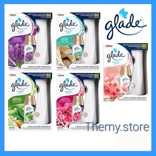 🍂🍂5กลิ่นพร้อมส่ง🍂🍂Glade automatic spray เครื่องพ่นสเปรย์น้ำหอมอัตโนมัติ 3อิน1**มีเรทส่ง**