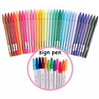 Monami แยกแท่ง Pluspen Livecolor Colorful Signpen พลัสเพน ไลฟ์คัลเลอร์ ไฮไลท์ ปากกาสี