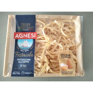 Agnesi Festaiola Fettuccine พาสต้าไข่เส้นใหญ่แบน 250 กรัม