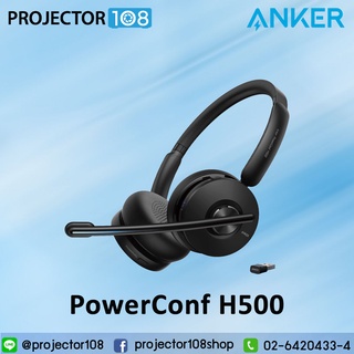 Anker PowerConf H500, Bluetooth Dual-Ear Headset with Microphone, Audio Recording and Meeting Transcription