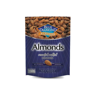 บลูไดมอนด์ อัลมอนด์อบเกลือ 1000 ก. Blue Diamond Roasted Salted Almonds Big Pack 1000 g.