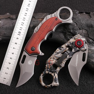 มีดพับ Derespina Knives Karambit X62 ใบมีด 6.6cm สแตนเลส ควง พกพา เดินป่า แคมป์ปิ้ง สวยงาม ป้องกันตัว