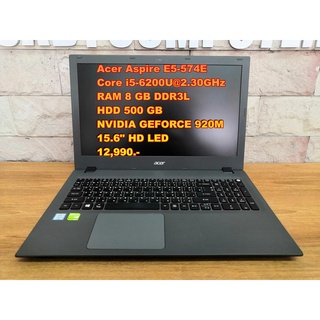 Notebook โน๊ตบุ๊คมือสอง ACER i5/RAM 8GB/HDD 500 GB/จอ 15.6”/มีกล้อง/การ์ดจอแยก 2GB(สั่งเกมส์ได้)