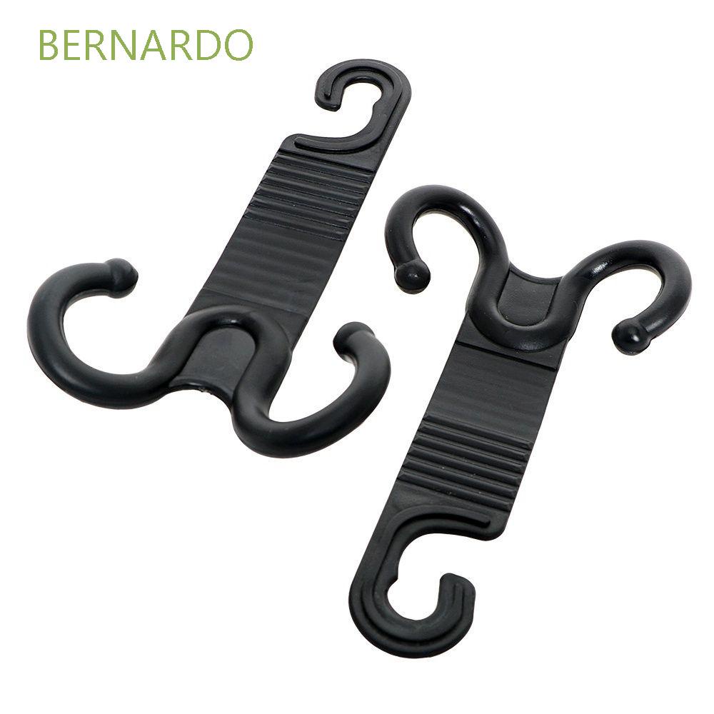 Bernardo ตะขอแขวนกระเป๋า ติดพนักพิงศีรษะ ปรับได้ มองไม่เห็น หลากสี สําหรับรถยนต์ 2 ชิ้น 1 คู่

