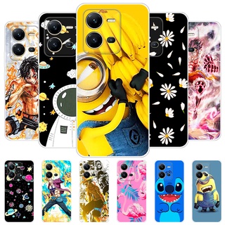 เคสโทรศัพท์มือถือ ซิลิโคน TPU ลายการ์ตูน สําหรับ VIVO V25 5G V25E