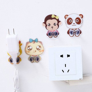 🐱🐼🐵 ตะขอแขวนของรูปสัตว์น่ารัก ตะขอแขวนของลายสัตว์ ตะขอแขวนอเนกประสงค์ 🐱🐼🐵