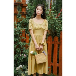 🇰🇷Vintage  Dress เดรสยาวเกาหลี