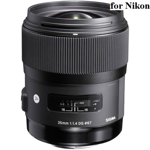 Sigma 35mm f/1.4 DG HSM Art Lens - [For Nikon F]