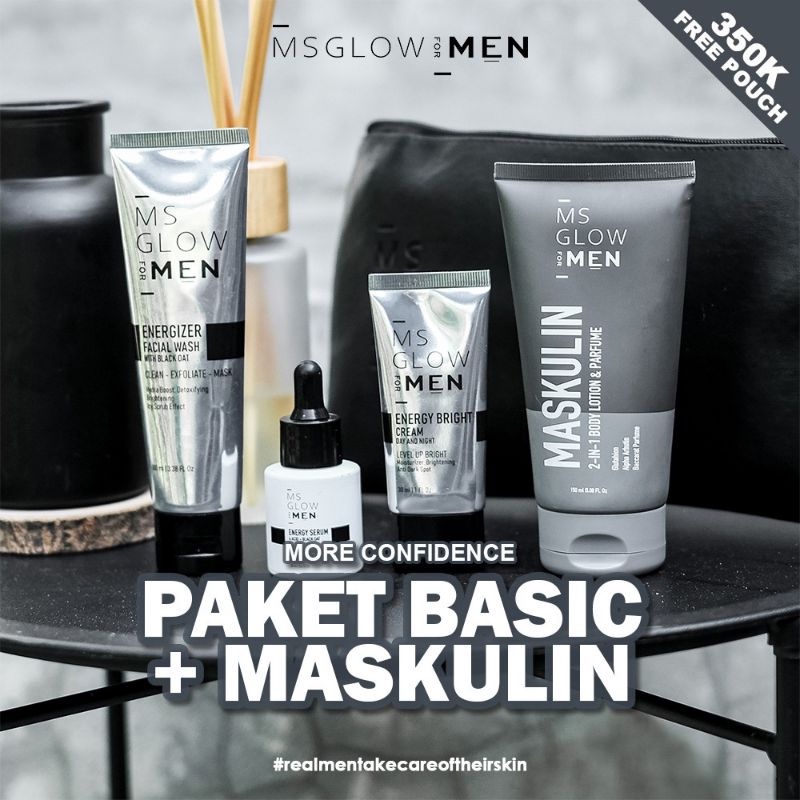 Paket MS Glow Men Complete MS Glow For Men BPOM