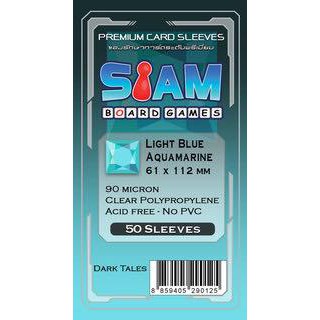 Sleeves ซองใส่การ์ด SBG - Light Blue Aquamarine 61x112mm